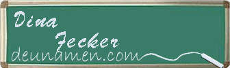 Dina Fecker Visitenkarte